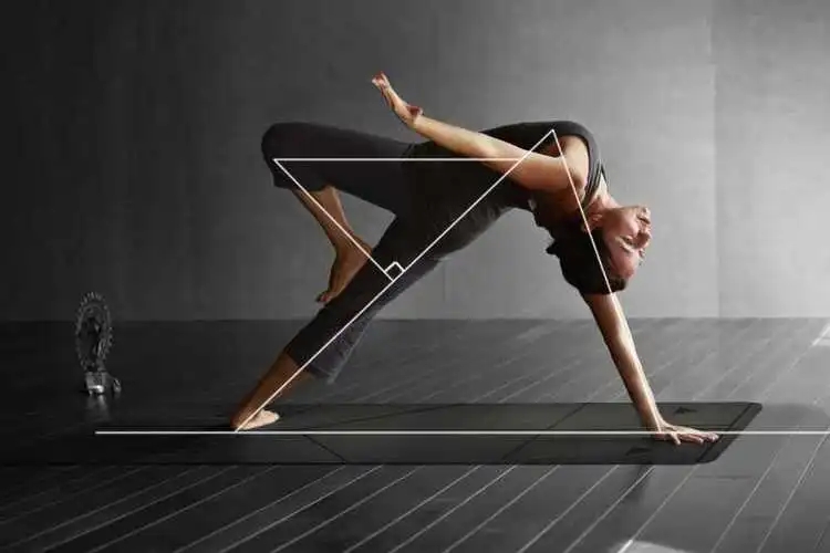 Una esterilla de yoga gruesa