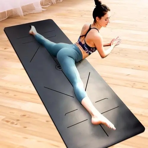 Escena de uso de colchoneta de yoga